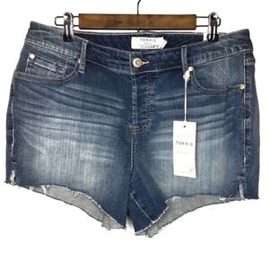 Torrid Cut Off Denim Shorts NWT